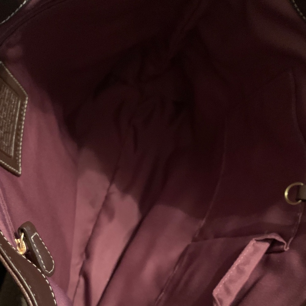 Coach Patchwork Leather Shoulder Bag - Picture 10 of 12